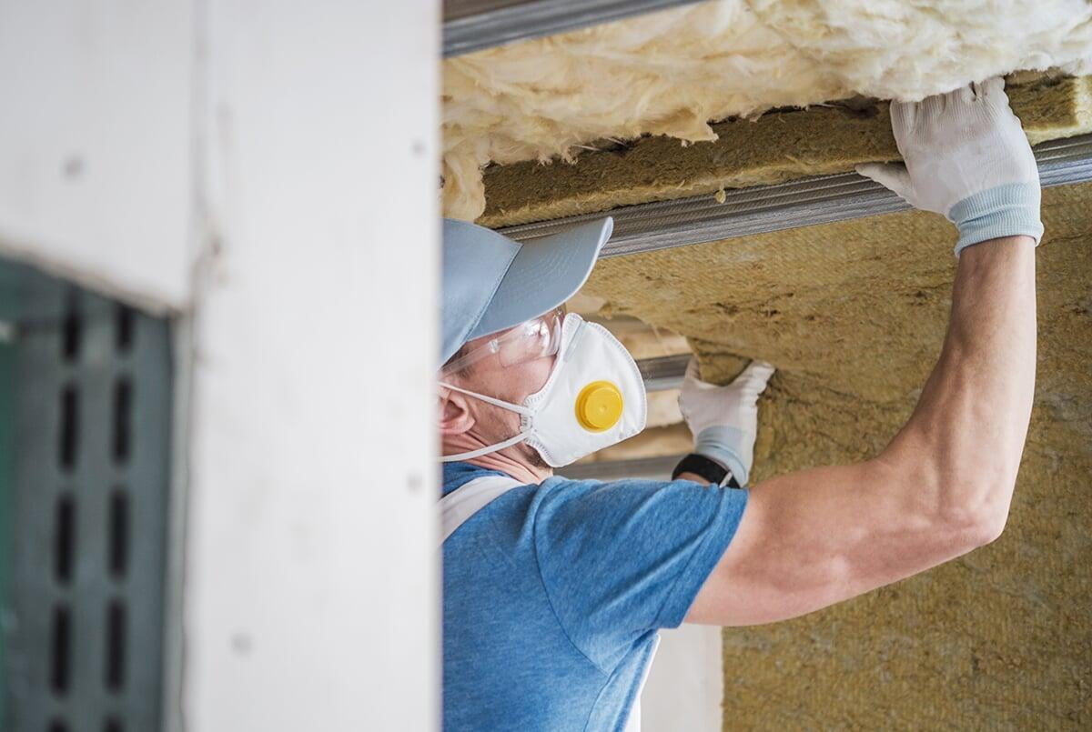 travaux d'isolation de garage